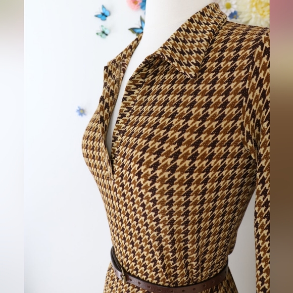 PSSSY LES POSSEDES (PARIS) Houndstooth Dress - Picture 6 of 7